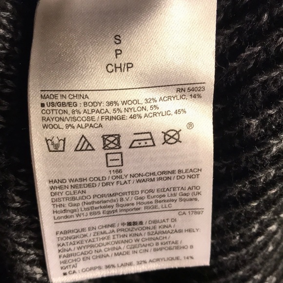 Banana Republic Fringe Sweater Wool Blend - Picture 7 of 8